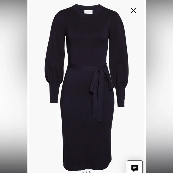 Eliza J | Dresses | Nwt Eliza J Long Sleeve Belted Sweater Dress | Poshmark